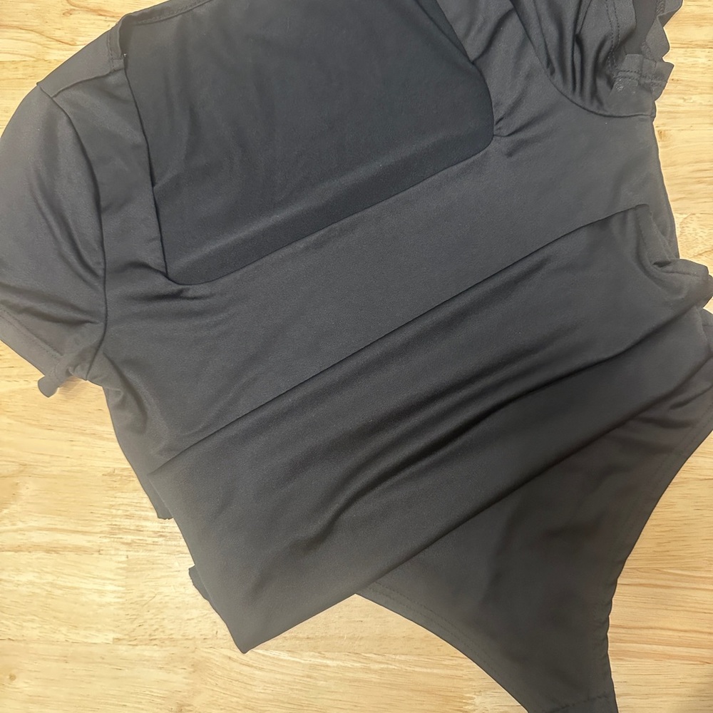 Elegant Black Women's Bodysuit